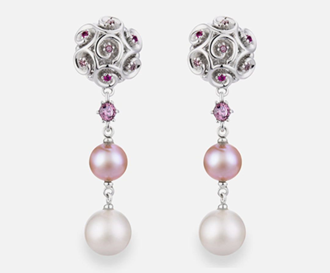 Mikiko ou ag925 fw mu 6,5/7 bi 7,5/8gem swarovski rose MO7582A4ROSA000