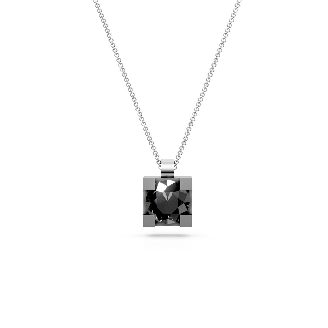 Collier pendentif Golay noir pl 0,60 ct tourné GIM006BK060B-23136110001
