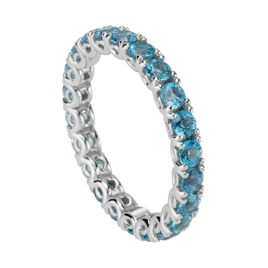 Golay anello girodito topazi ice blu AET018190TIB
