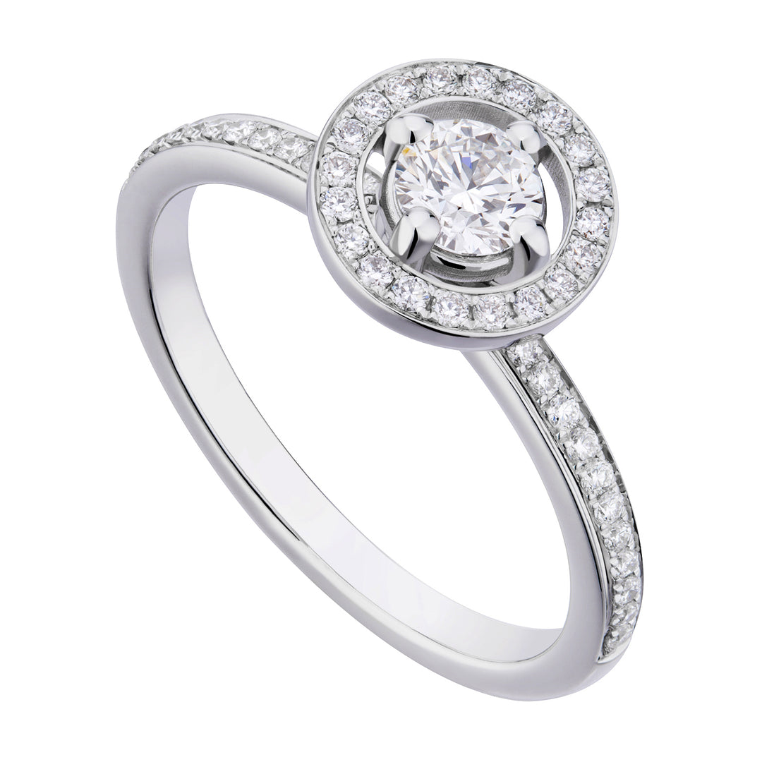 World Diamond Group anello sol. fm settings con cerchio ct. 0,40-0,48 ACTFM005DI3-19014110028