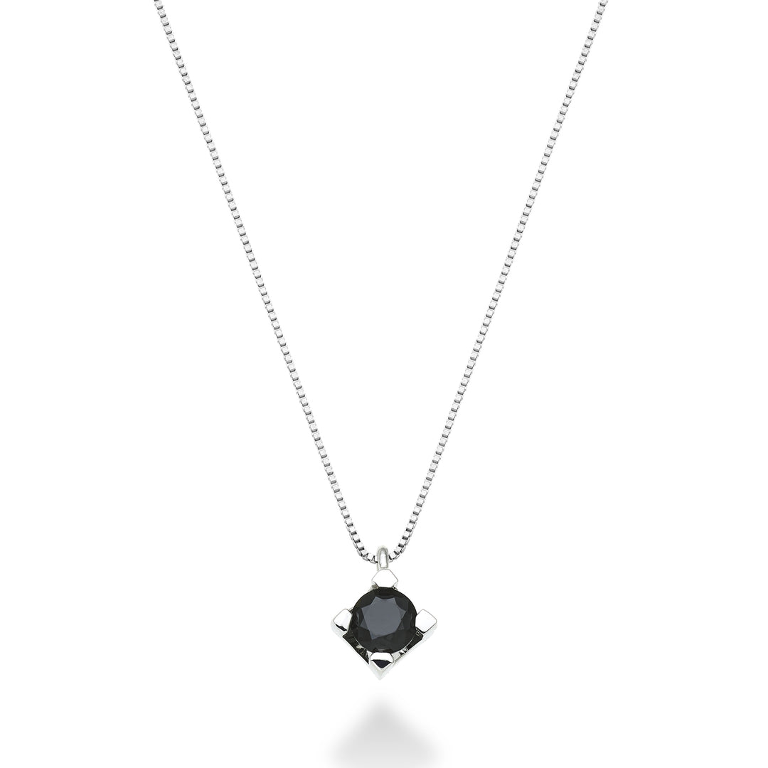 Nihama cl 18k ct.0,20 spinello nero ND5040O4SBK