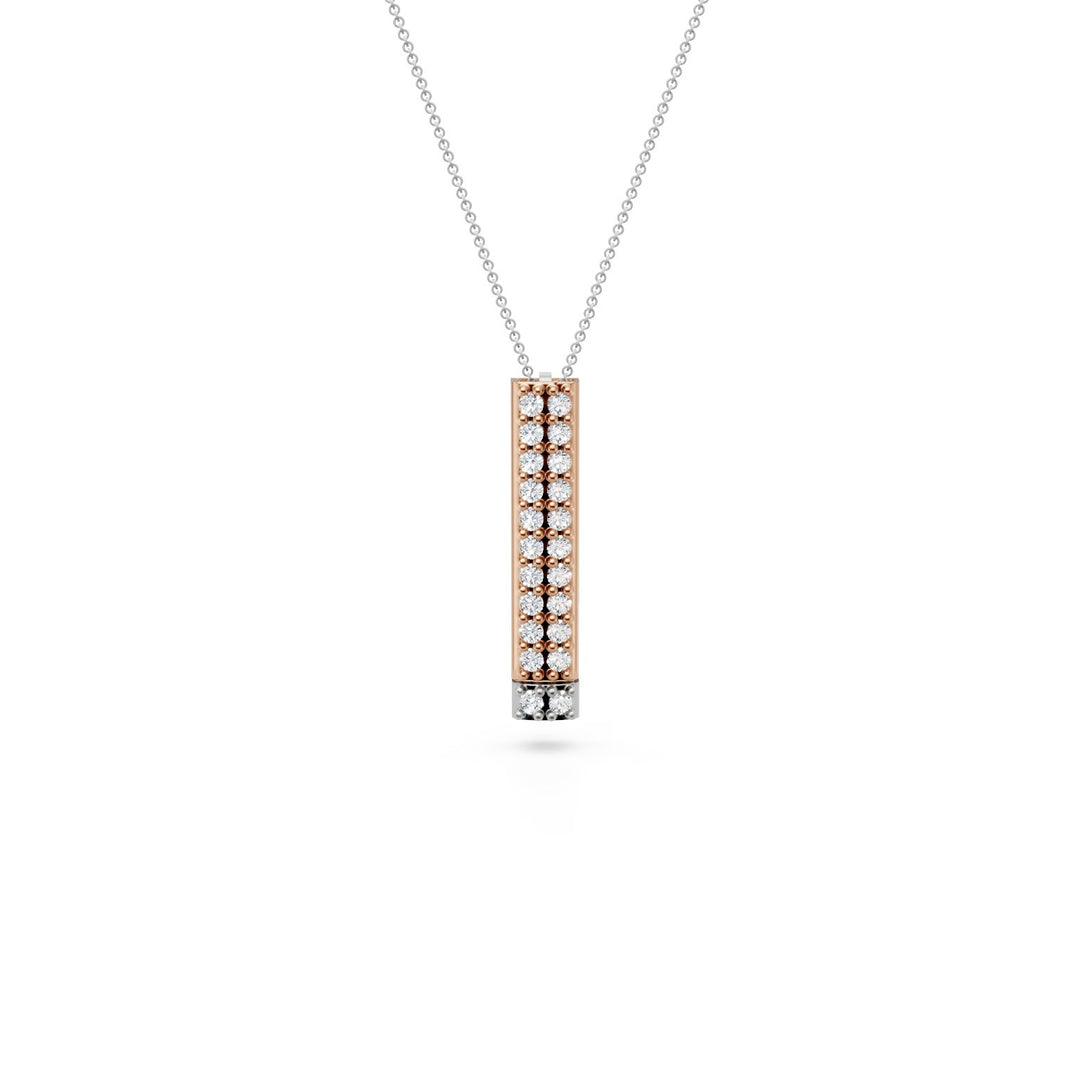 Collier pendentif allumette Golay avec tiroir 1,80 cm GD647D180RB-25163110186