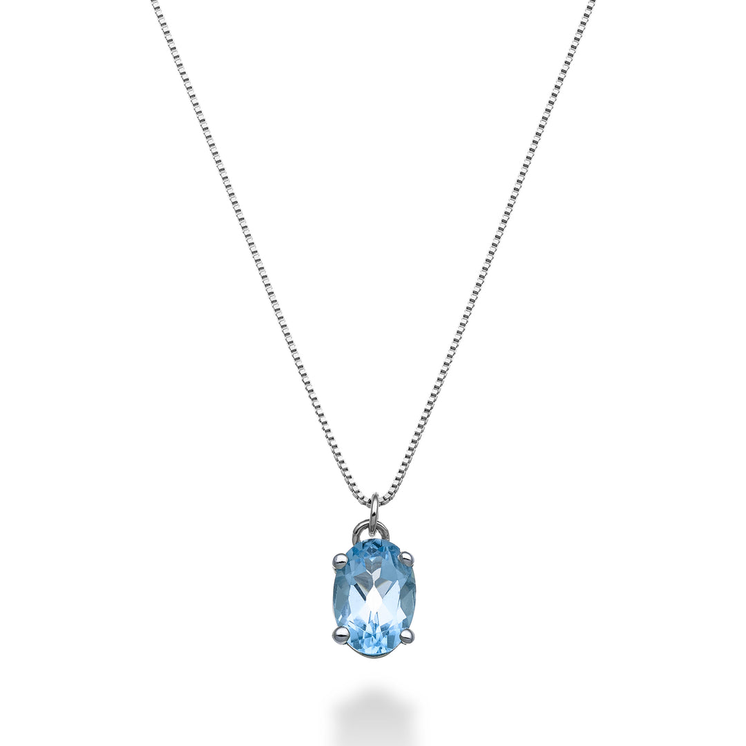 Mikiko cl 18k oval Swiss topaz 7x5 ct.1,10 MD5141O4TPAZ