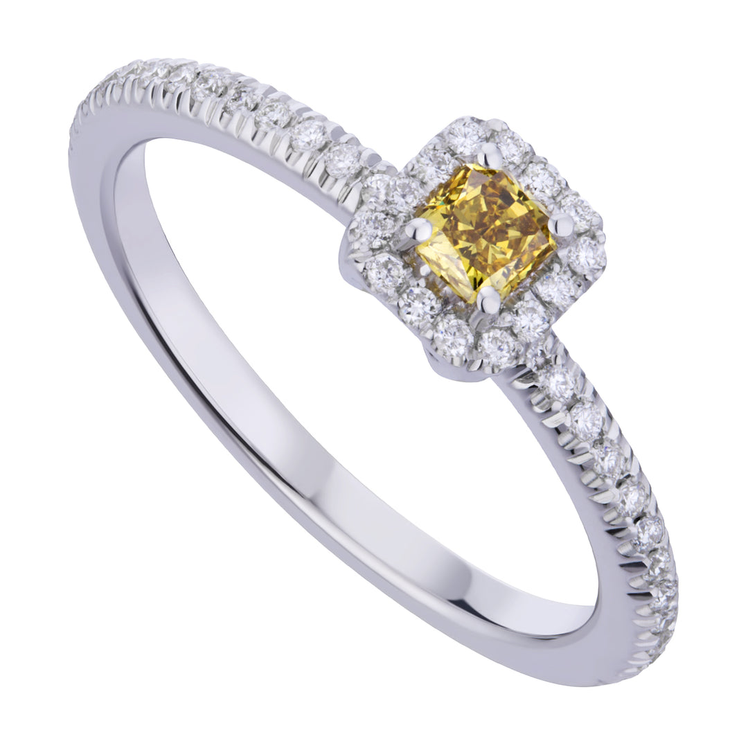 Bague fantaisie jaune Golay avec diamants APU362DIFY-19354110020