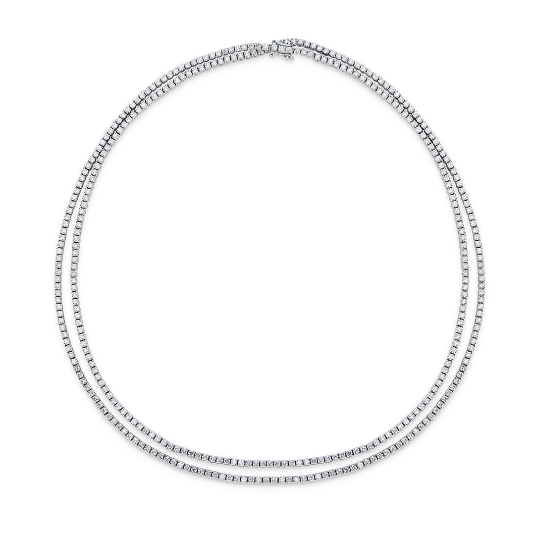 Golay tennis crewneck linear thread 2.5 pt stone 8 cm GTF003DI2580-22105110019