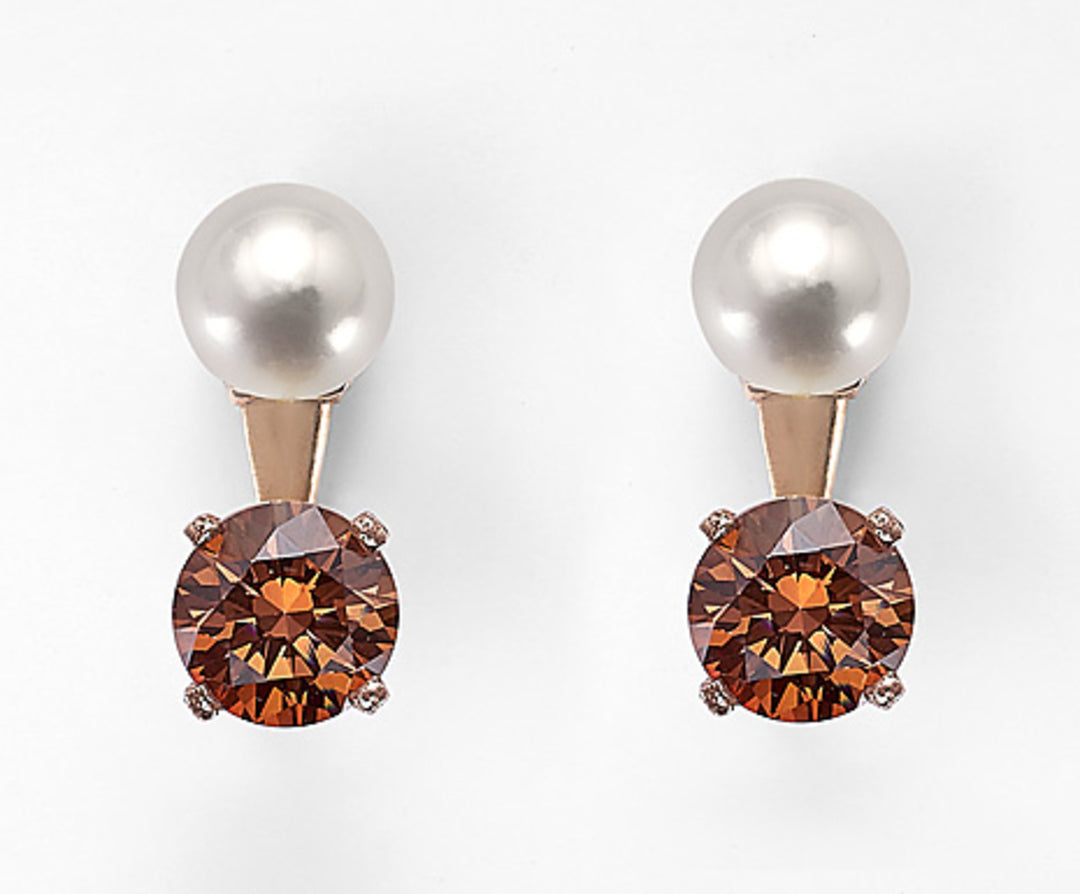 Nihama or ag925 fw 7,5/8 zirconi caramel 8mm NO7464A3CARAMEL
