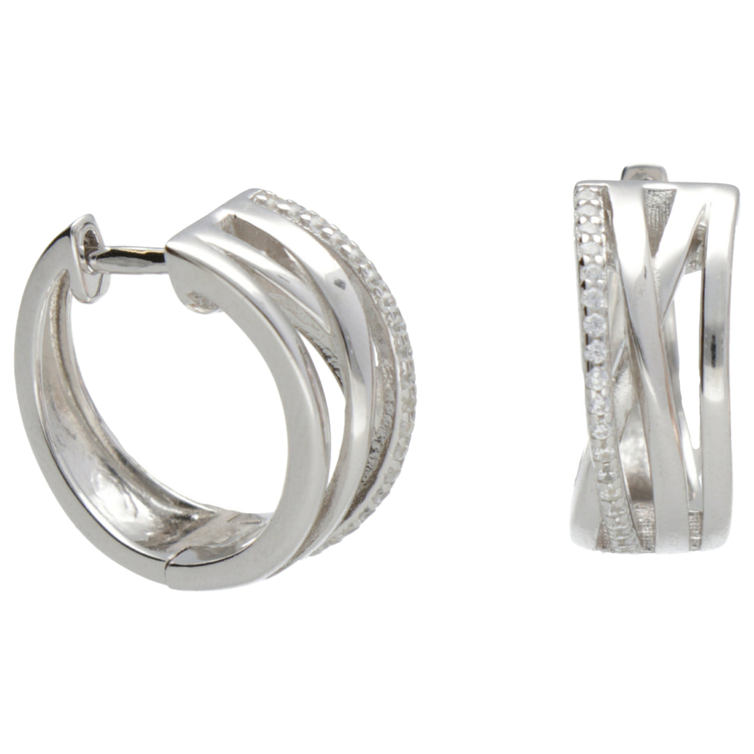 Nihama oder AG925 weiße Swarovski-Edelsteine NO7622A4WHITE0