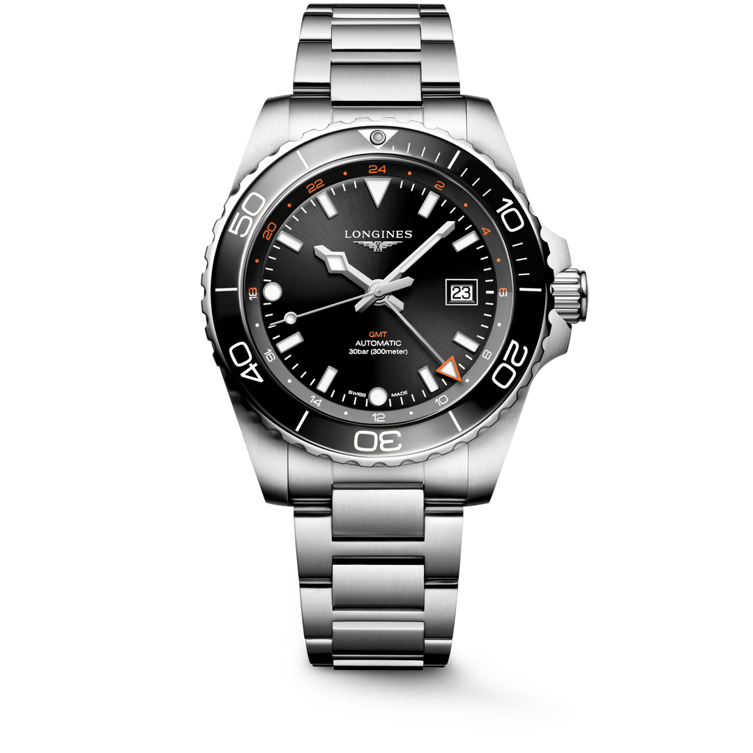 Longines orologio Hydroconquest Gmt 43 mm L3.890.4.56.6
