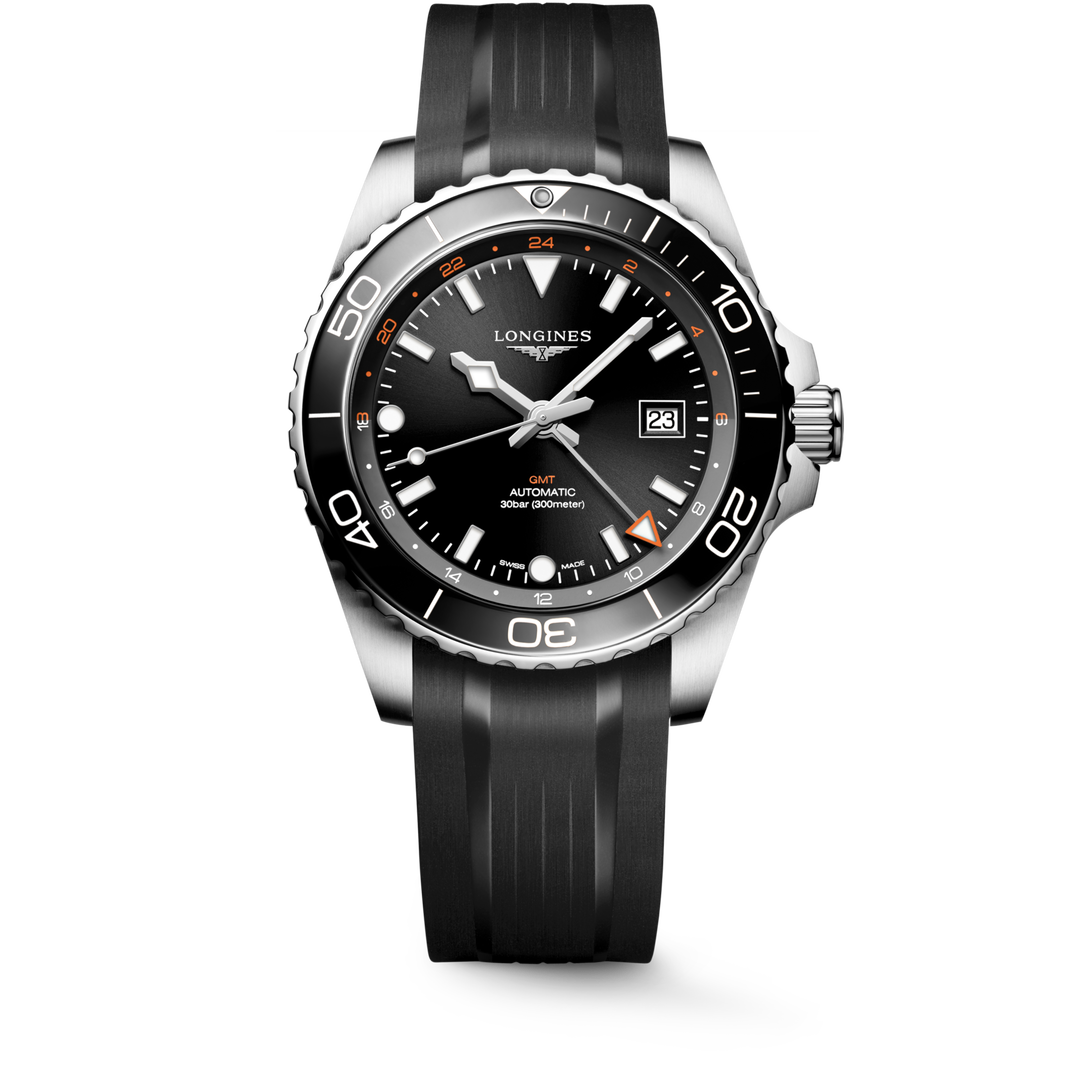 Longines orologio Hydroconquest Gmt 43 mm L3.890.4.56.9