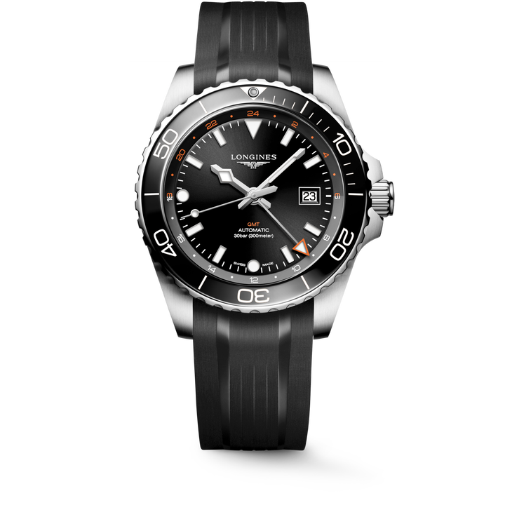 Longines orologio Hydroconquest Gmt 43 mm L3.890.4.56.9