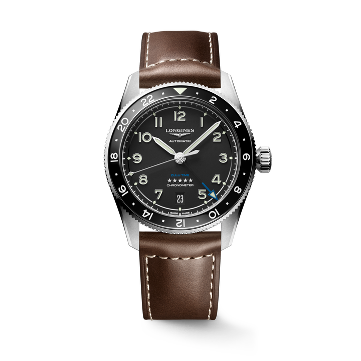 Longines orologio Longines Spirit Zulu Time 39 mm L3.802.4.53.2