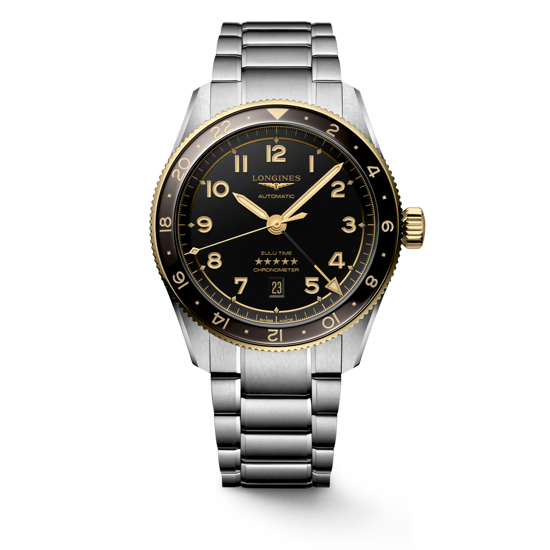Longines orologio Longines Spirit Zulu Time 42 mm L3.812.5.53.6
