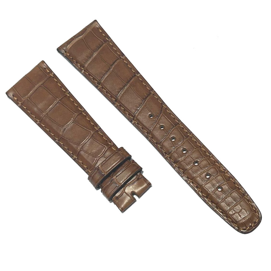 Bracelet IWC en alligator brun mat 22/16 pour boucle de broche IWA00947 22/16