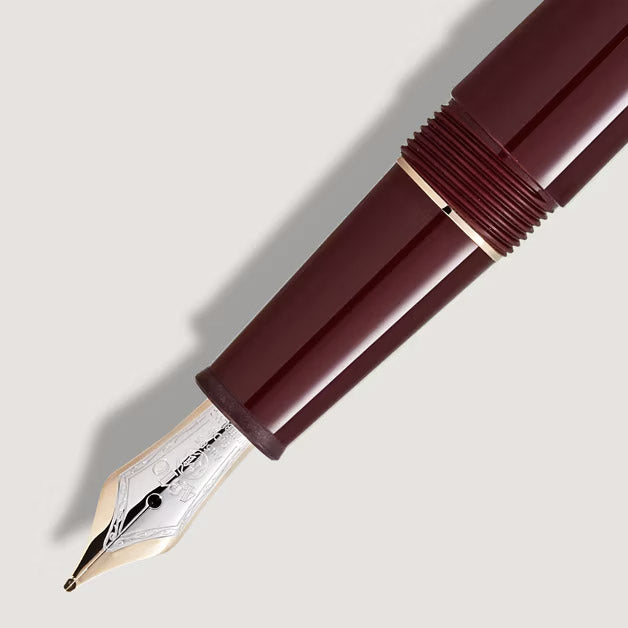 Stylo plume Montblanc Meisterstück bordeaux pointe classique M 133014