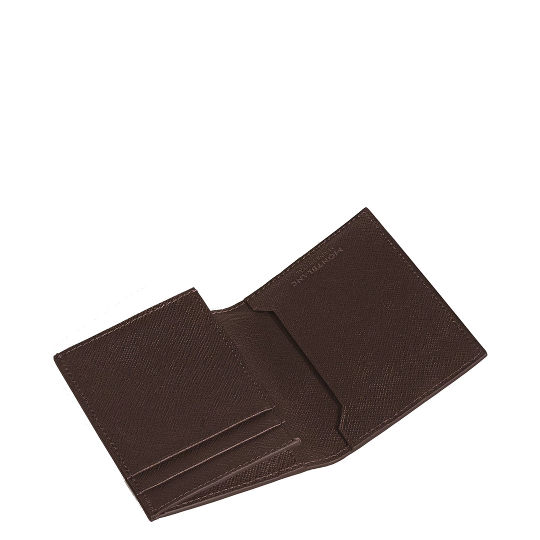 Montblanc Kartenetui 2 Taschen Sartorial Leder Ebenholzfarbe 223043