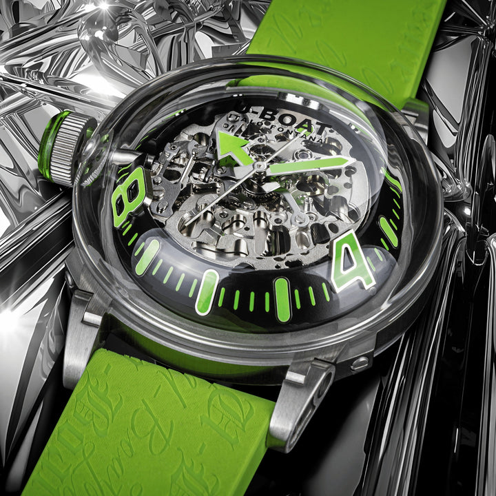 U-BOAT-Uhr U-65 44 mm grüner Automatikstahl 3344