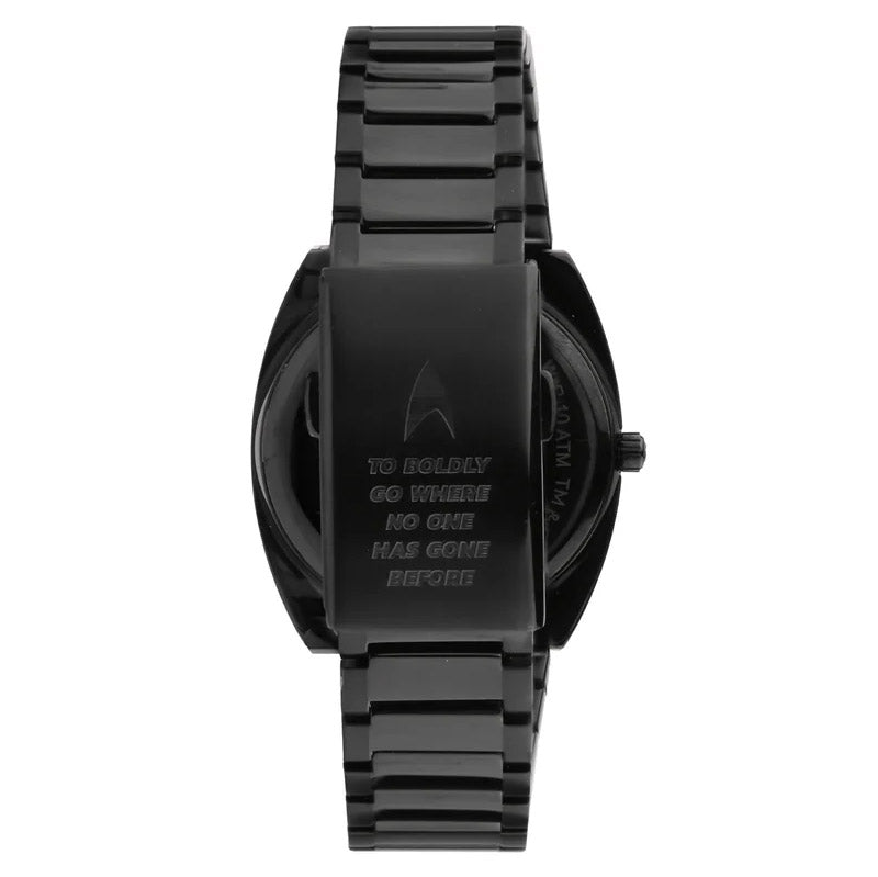 Lorenz watch STAR TREK Deep Space Limited Edition 40x36 mm black automatic steel black PVD finish 030287LE