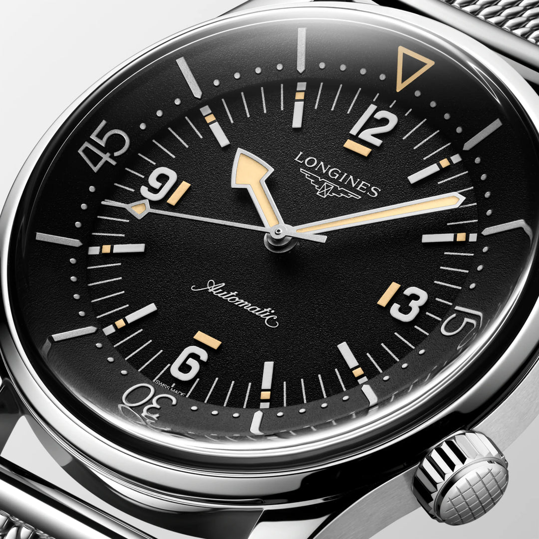 Longines watch Legend Diver 59 42mm black automatic steel L3.795.4.59.9