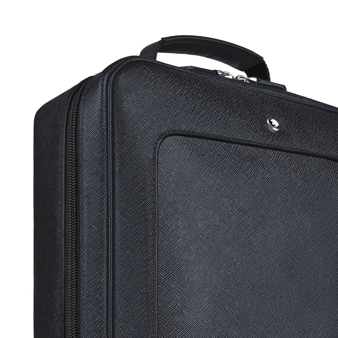 Montblanc sac à dos rectangulaire Companion tweed bleu 222875
