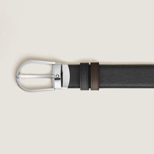 Montblanc reversible belt 30 mm horseshoe leather Sartorial 222139