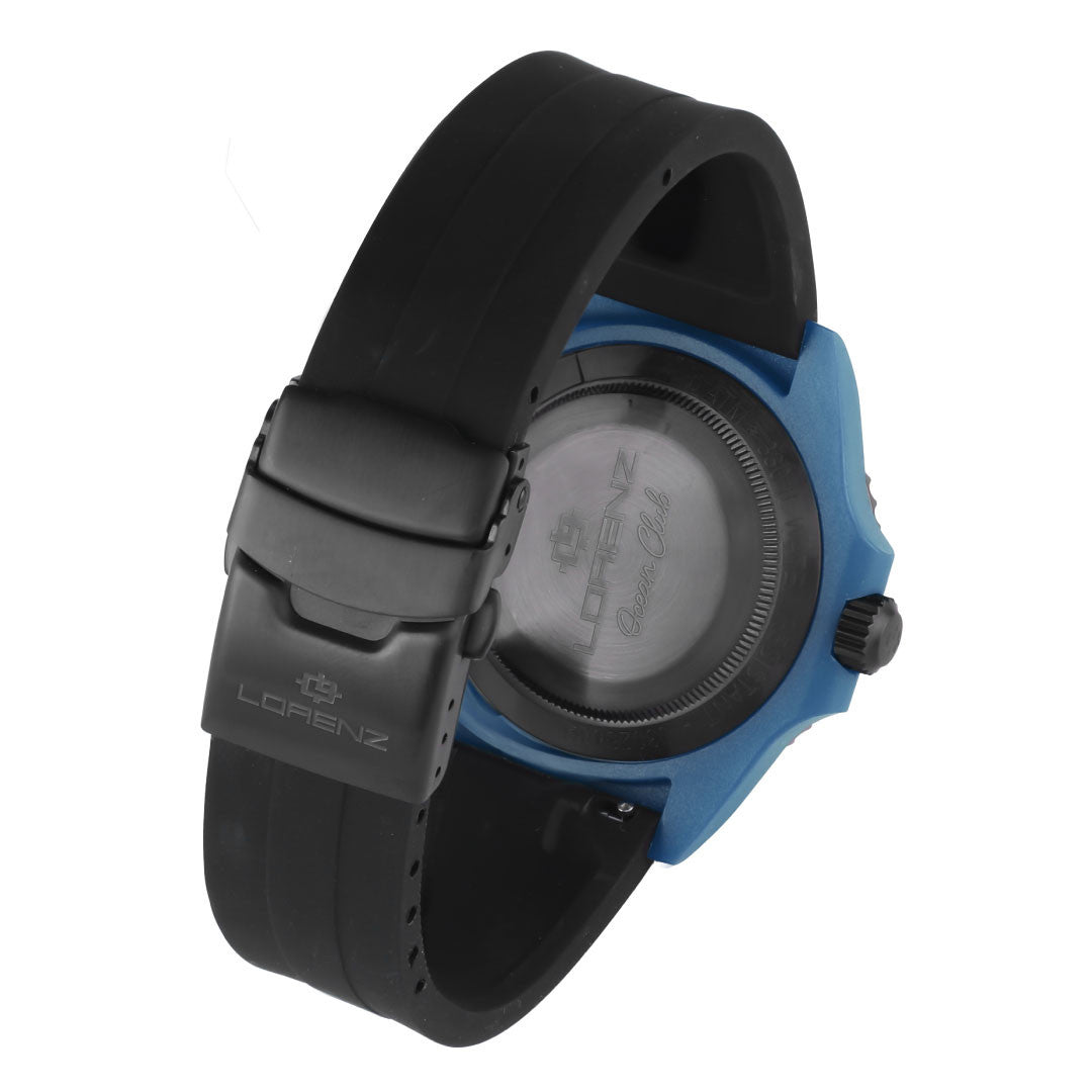Lorenz Ocean Club Blue Lagoon 40mm black quartz watch 030268BB