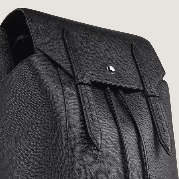 Montblanc zaino medio pelle Sartorial nero 220421