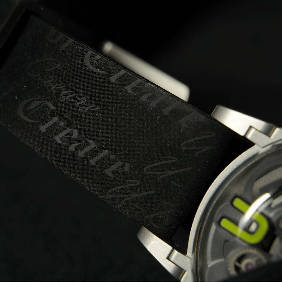U-BOAT-Uhr U-65 SS GRÜN 44 mm skelettierter Quarzstahl 3350