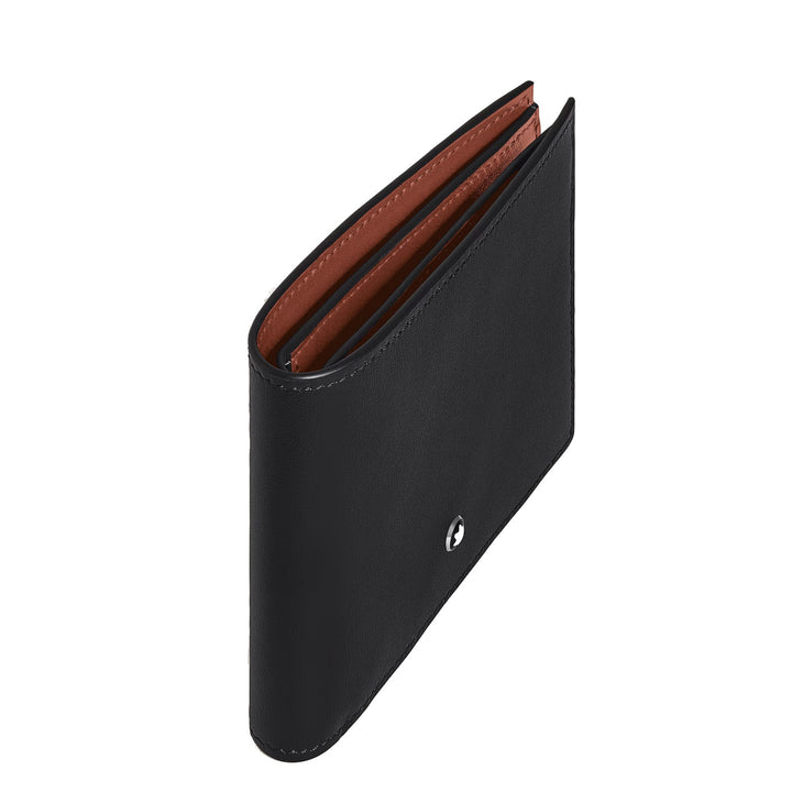 Montblanc Geldbörse 6 Taschen Leder Meisterstück 223135
