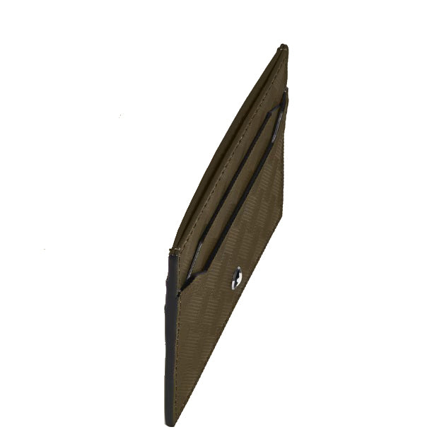 Porte-cartes Montblanc 5 poches en cuir kaki Extrême 221422