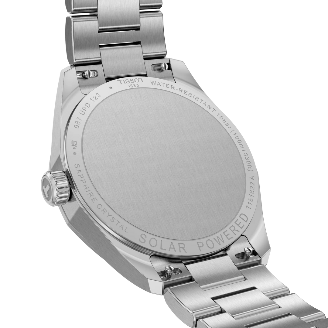 Tissot PRC 100 Solar 39mm blu quarzo acciaio T151.422.11.041.00