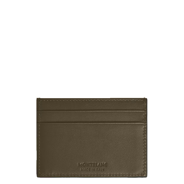Porte-cartes Montblanc 5 poches en cuir kaki Extrême 221422