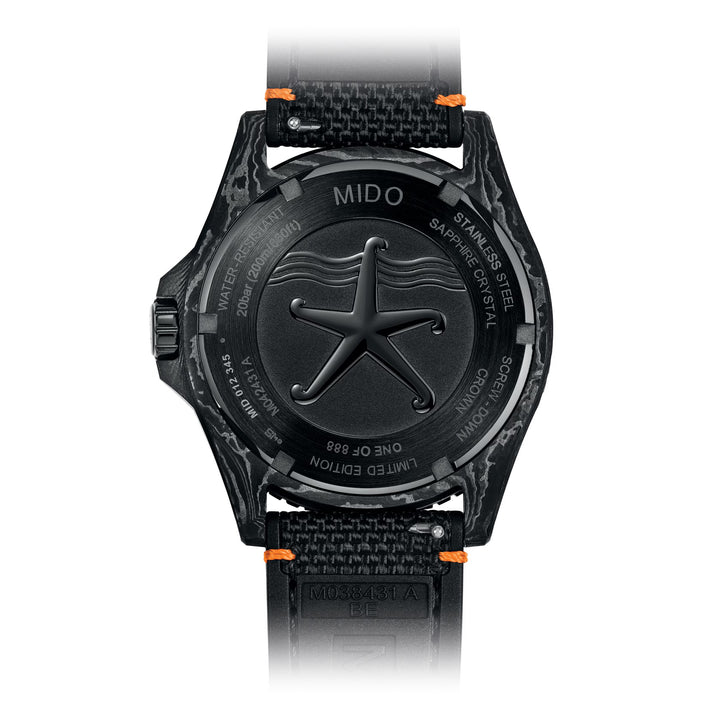 Mido Ocean Star 200c Carbon Limited Edition Watch Certificate CA Cons Cace 42mm Automatisk kulfiber M042.431.77.081.00