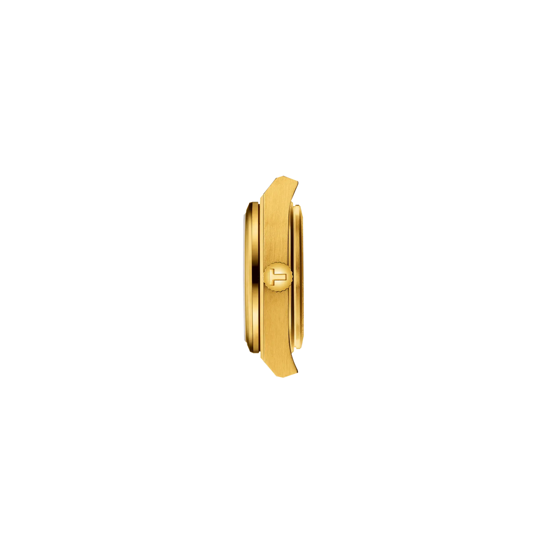 Tissot PRX 25mm champagne quartz acier or jaune finition PVD T137.010.33.021.00