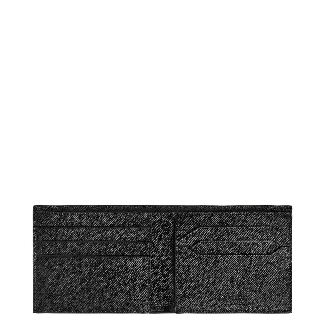 Portefeuille Montblanc 6 compartiments vestimentaires en tweed kaki 220385