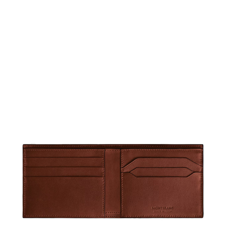 Montblanc Geldbörse 6 Taschen Leder Meisterstück 223135