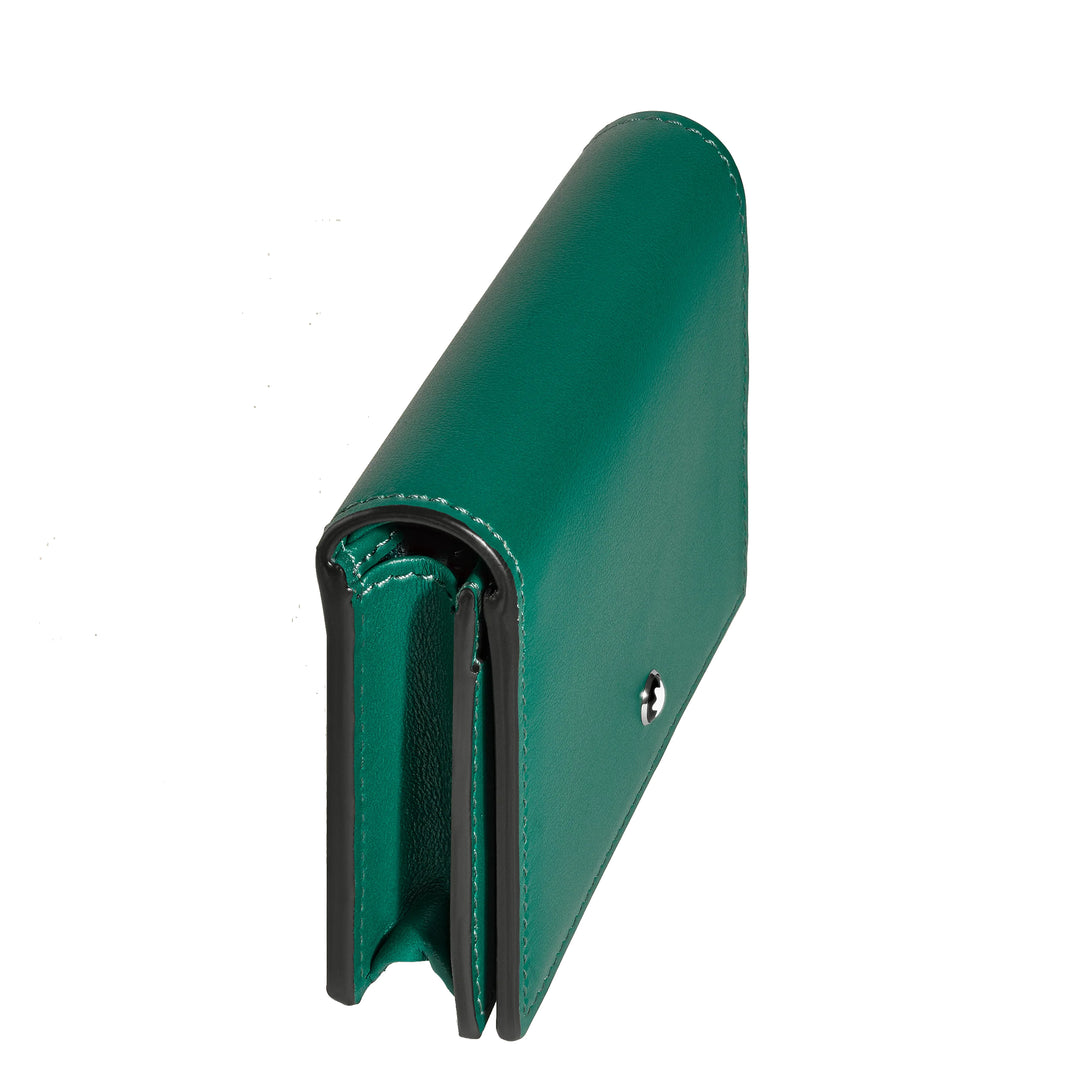 Portefeuille continental Montblanc nano vert malachite 220227