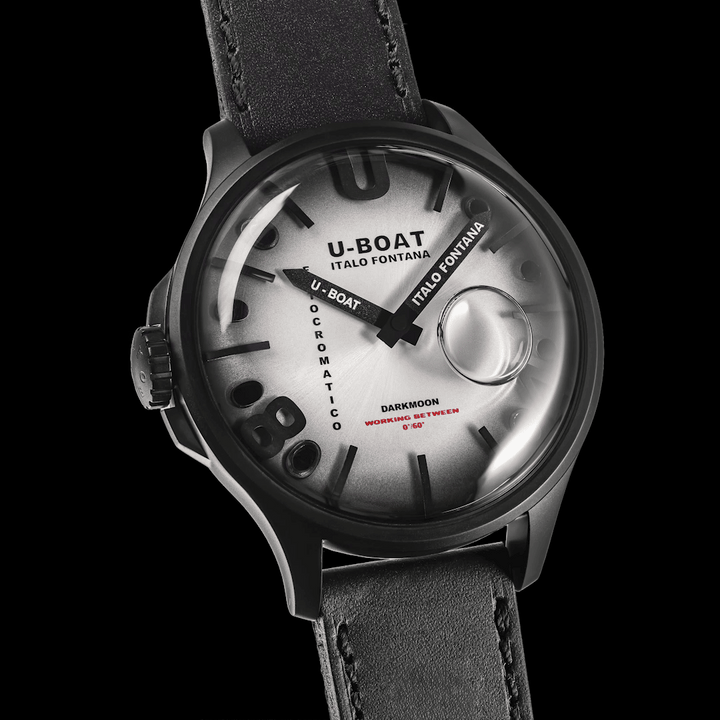 U-BOAT-Uhr Darkmoon Kama PVD Grey 46,50 mm grauer Quarzstahl PVD grau 3339