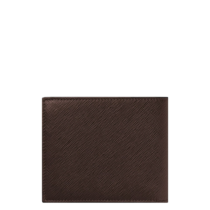 Montblanc 8 pocket wallet in Sartorial leather ebony color 223023
