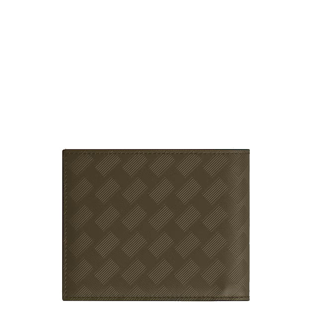 Montblanc 6-Pocket-Geldbörse aus Extreme-Leder in Khaki 221434
