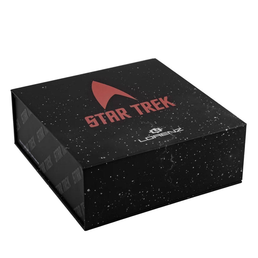 Lorenz-Uhr STAR TREK Warp Speed ​​​​40x36 mm roter Quarzstahl rotes PVD-Finish 030287EN