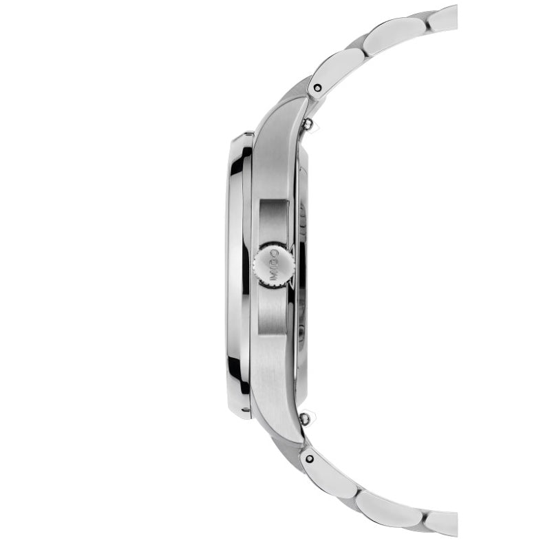 Mido-Uhr Multifort TV 35 34x35mm blaues Perlmuttdiamanten Automatikstahl M049.307.11.136.00