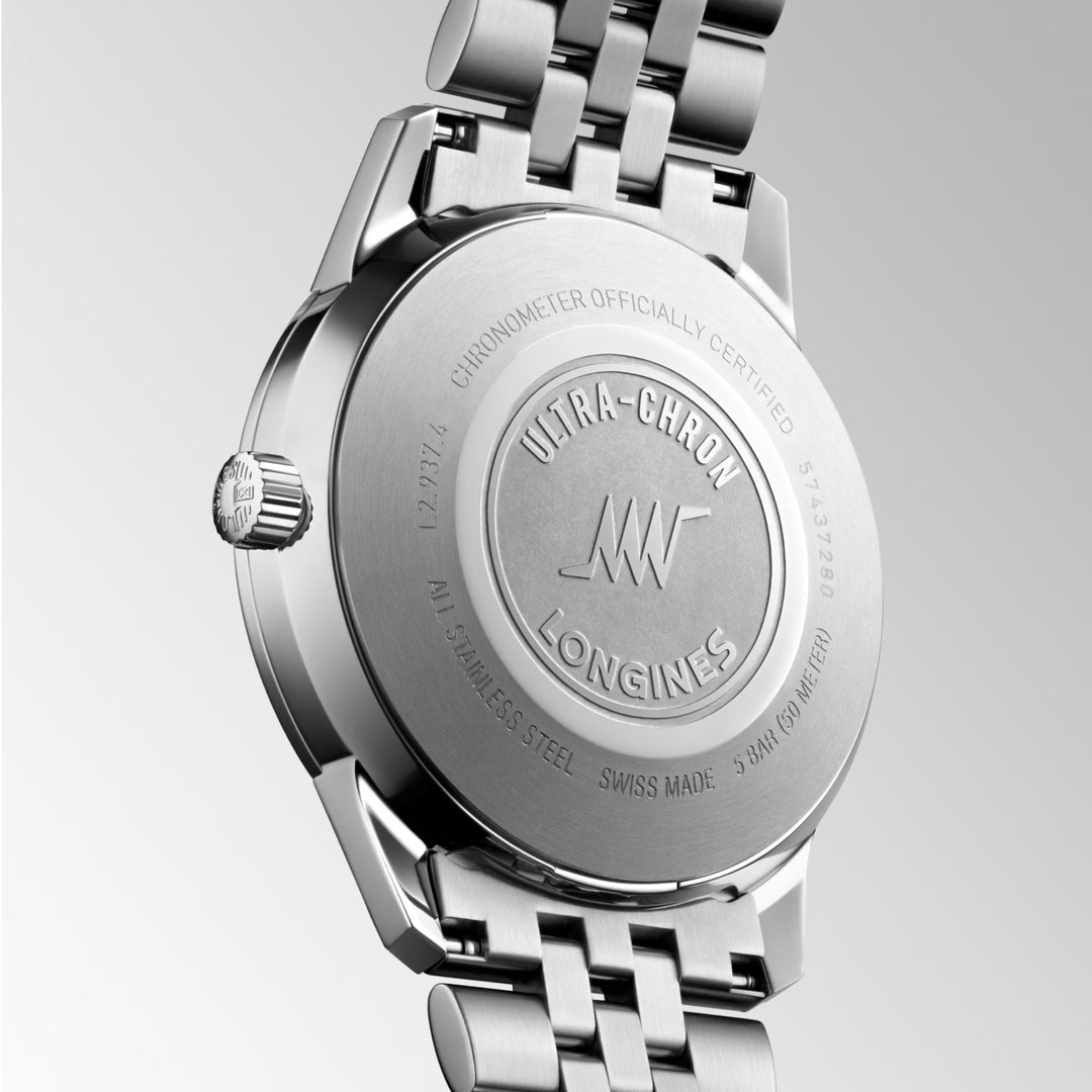 Longines watch Ultra-Chron Classic 40mm silver automatic steel L2.937.4.72.6