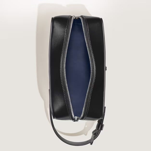 Trousse de toilette en cuir Montblanc Meisterstück noir 220408