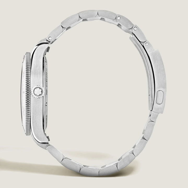 Montblanc Uhr Iced Sea Automatic Date 0 Oxygen 38 mm weißer Automatikstahl 134024