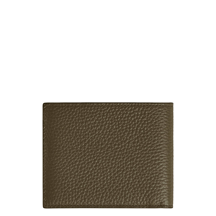 Montblanc portafoglio con portamonete 4 scomparti kaki 220216