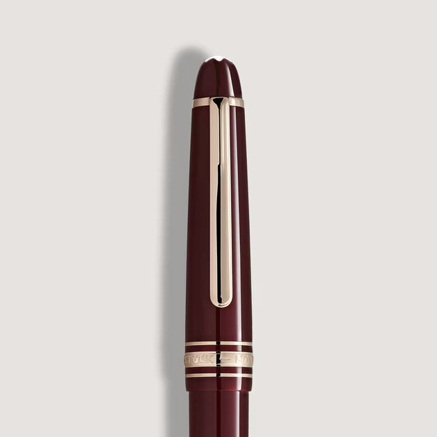 Stylo plume Montblanc Meisterstück bordeaux pointe classique M 133014
