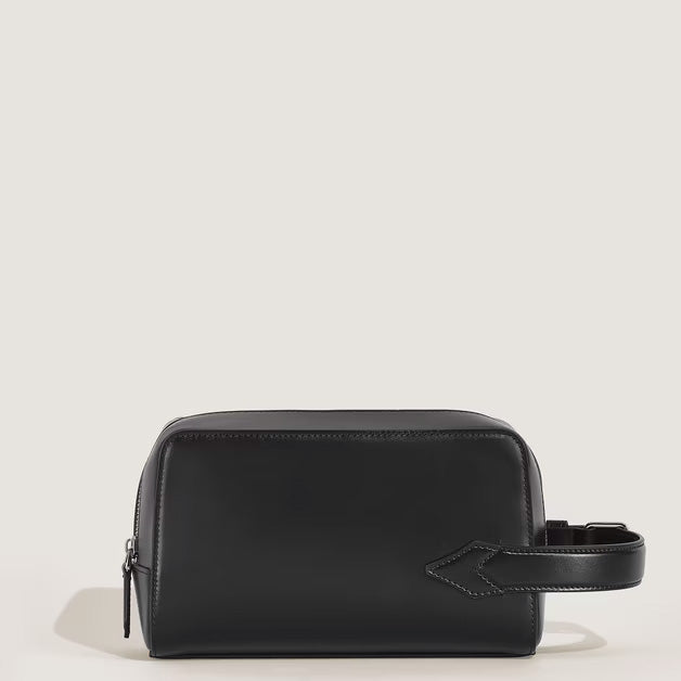 Trousse de toilette en cuir Montblanc Meisterstück noir 220408