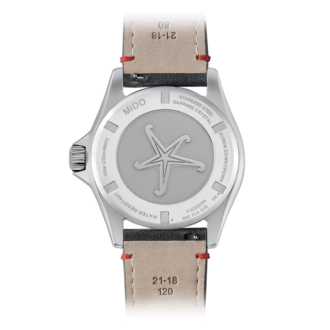 Mido orologio Ocean Star Worldtimer 40mm argento automatico acciaio M026.830.16.030.00