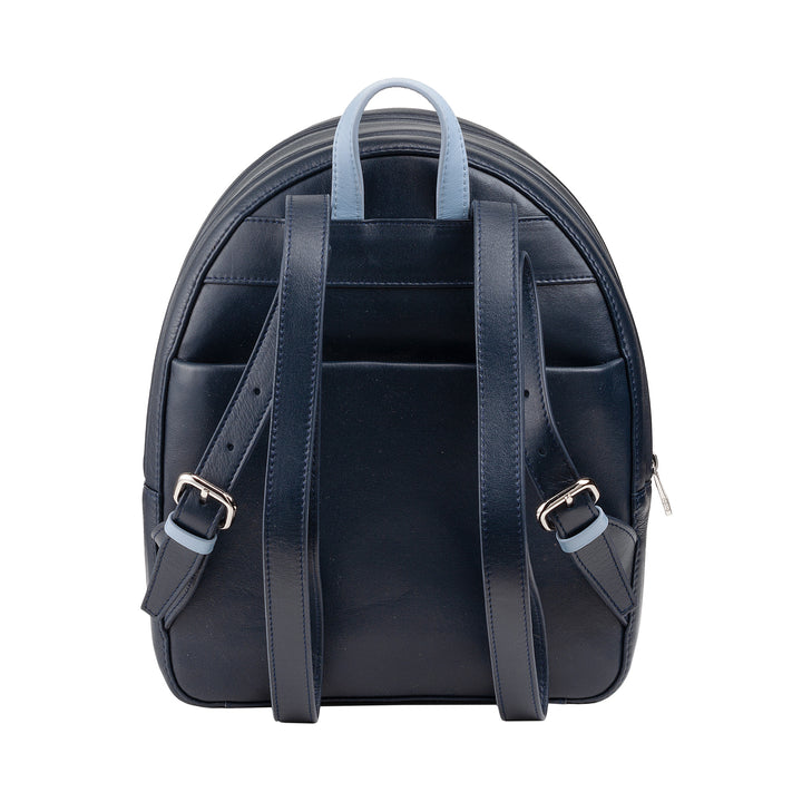 DUDU Bunter Sommerrucksack für Damen aus weichem Leder, mehrfarbiger Rucksack mit doppeltem Reißverschluss