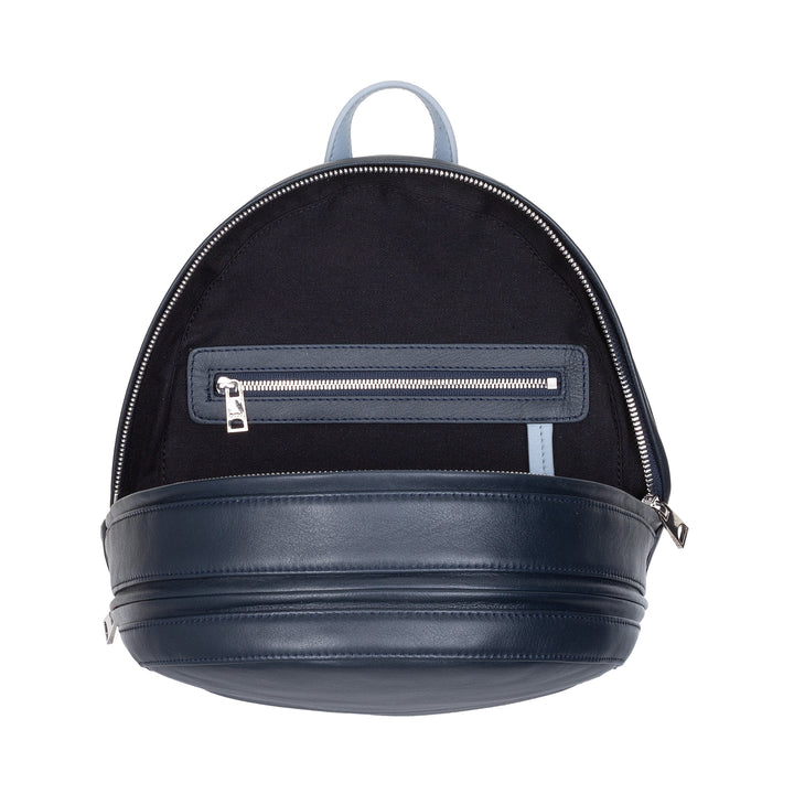 DUDU Bunter Sommerrucksack für Damen aus weichem Leder, mehrfarbiger Rucksack mit doppeltem Reißverschluss